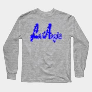 Los Angeles Blue Long Sleeve T-Shirt